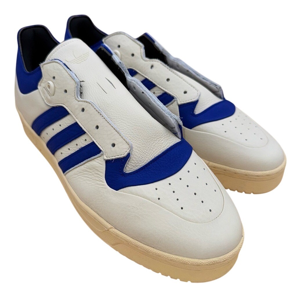 Adidas Rivalry 86 Low Men's Cream White Lucid Blue Sneakers, EC. Size 17